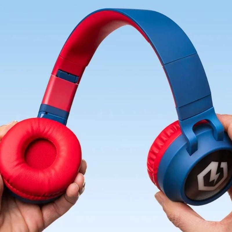 PowerLocus Buddy Bleu/Rouge - Casque d'écoute sans fil pour enfants - Ítem2