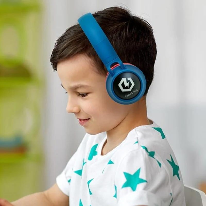 PowerLocus Buddy Bleu/Rouge - Casque d'écoute sans fil pour enfants - Ítem6