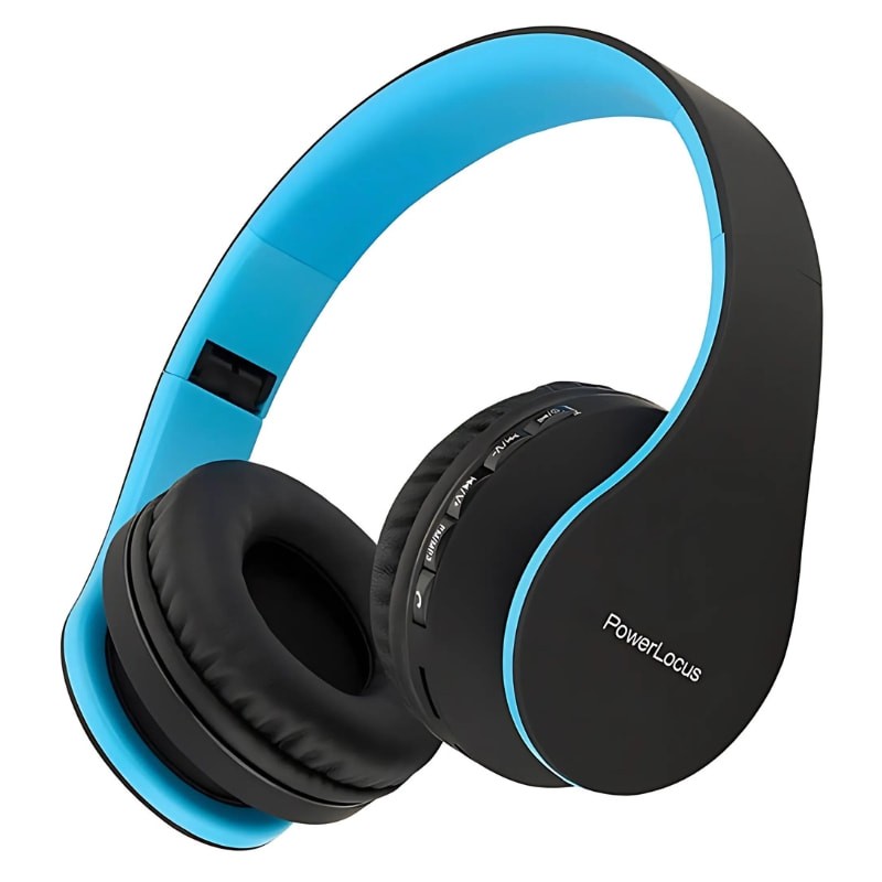 PowerLocus P1 Preto/Azul - Auscultadores Bluetooth - Item