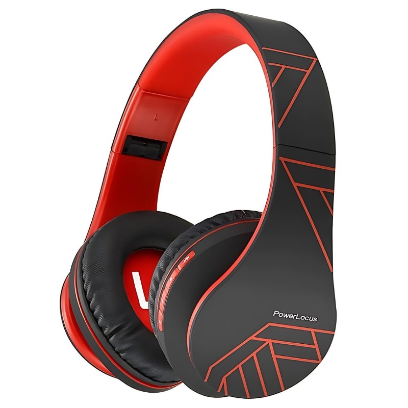 PowerLocus P2 Preto/Vermelho - Auscultadores Bluetooth - Item