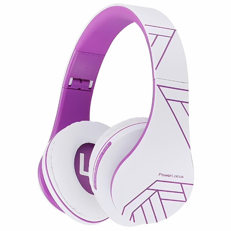 PowerLocus P2 Branco/Violeta - Auscultadores Bluetooth - Item