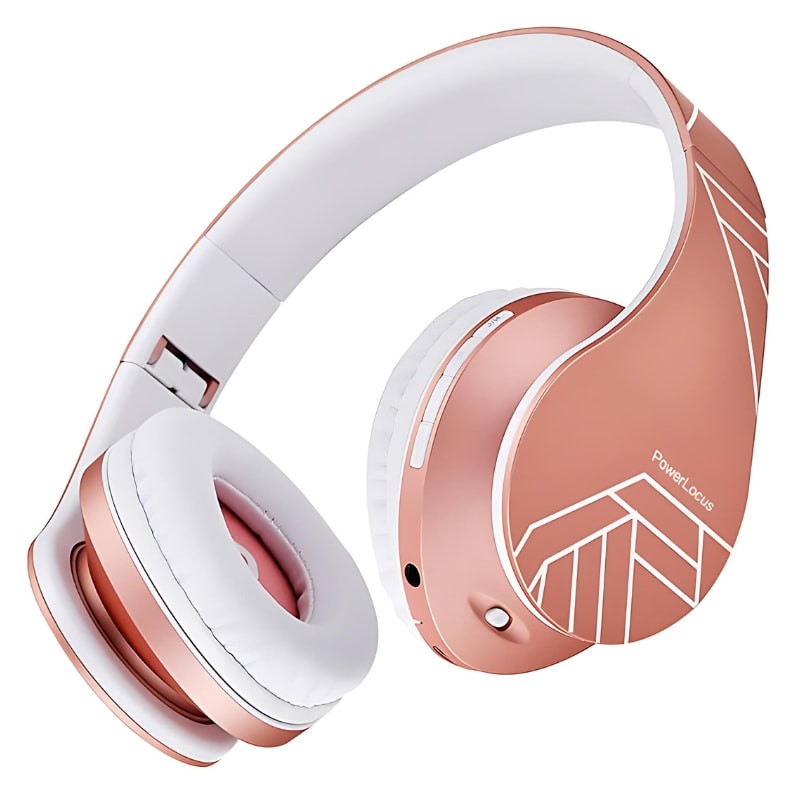 PowerLocus P2 Rosa Ouro - Auscultadores Bluetooth - Item