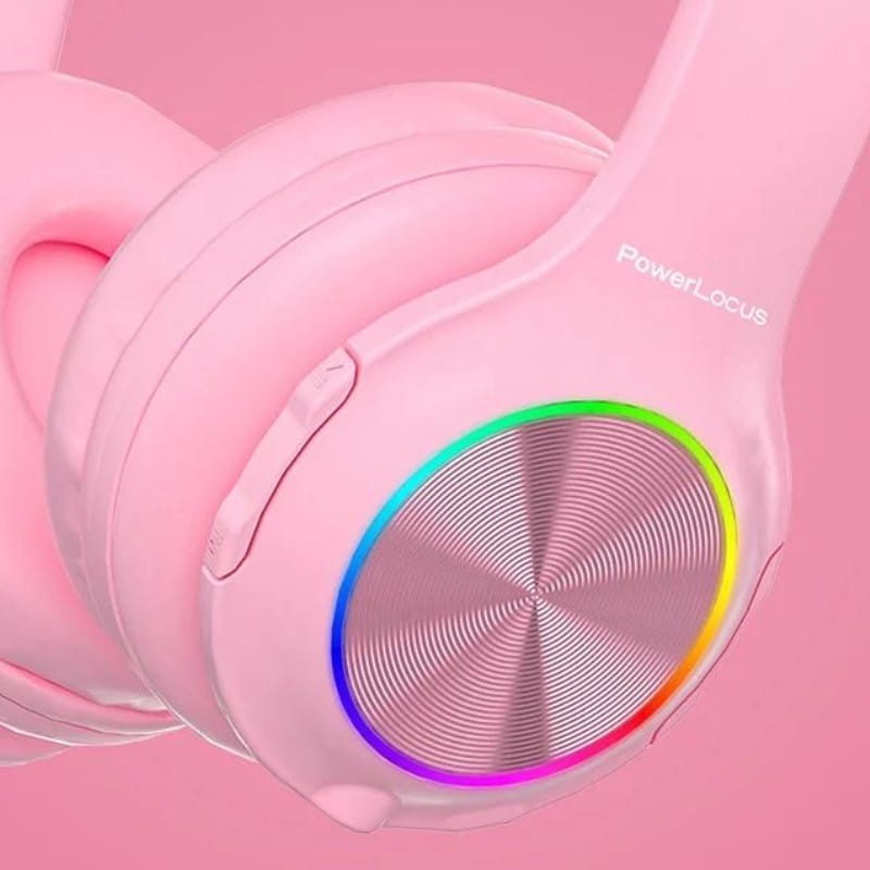 PowerLocus PLED RGB Rose - Casques d'écoute sans fil pour enfants - Ítem2