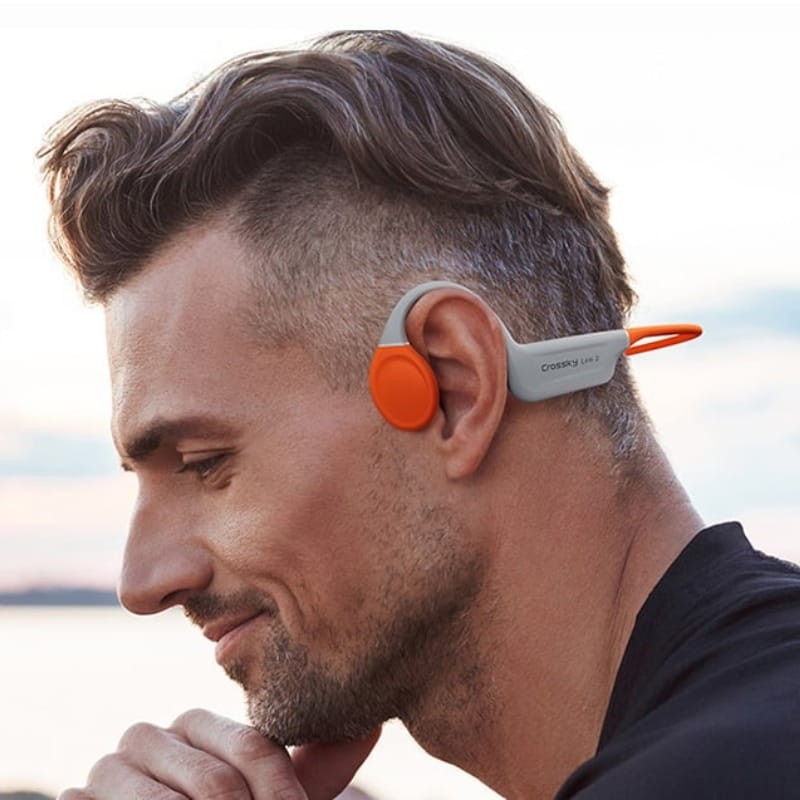 QCY T25 Cinzento/Laranja - Auriculares Bluetooth - Item6