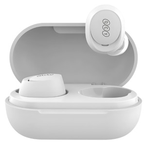 QCY T27 TWS Blanc - Ecouteurs Bluetooth