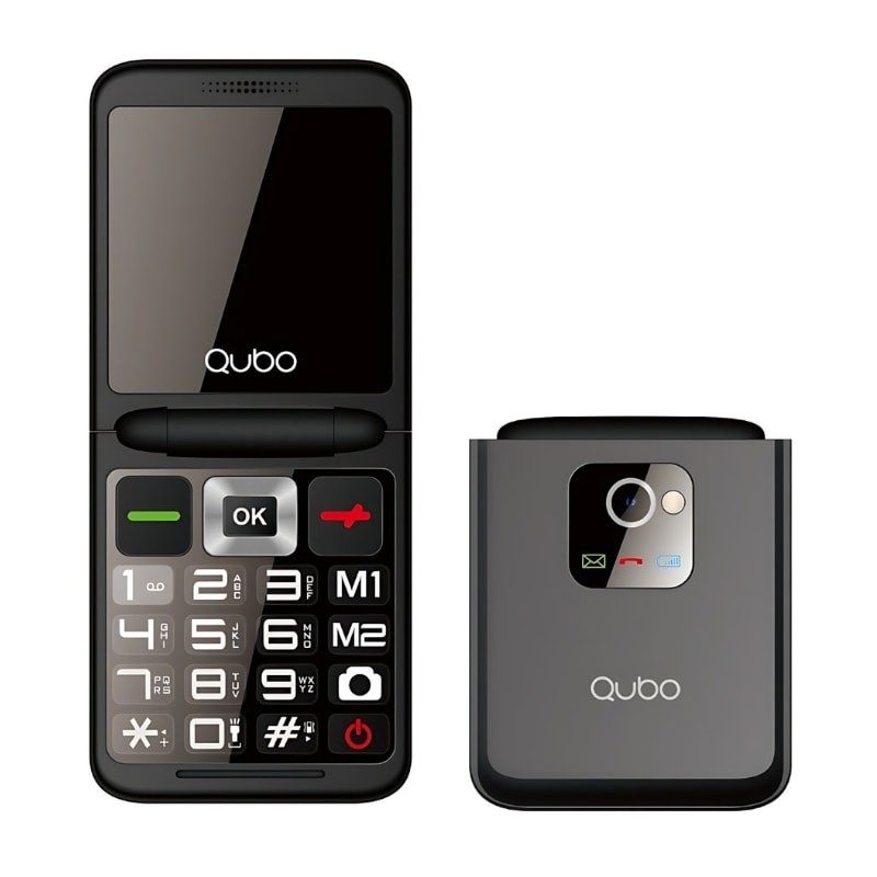 Qubo X-10 Qubo X-10 Noir - Téléphone portable pour les personnes âgées Móvil - Ítem