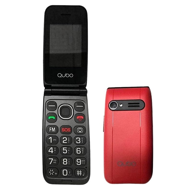 Qubo NEONW-SOS 32MB/32MB Rouge - Téléphone portable - Ítem