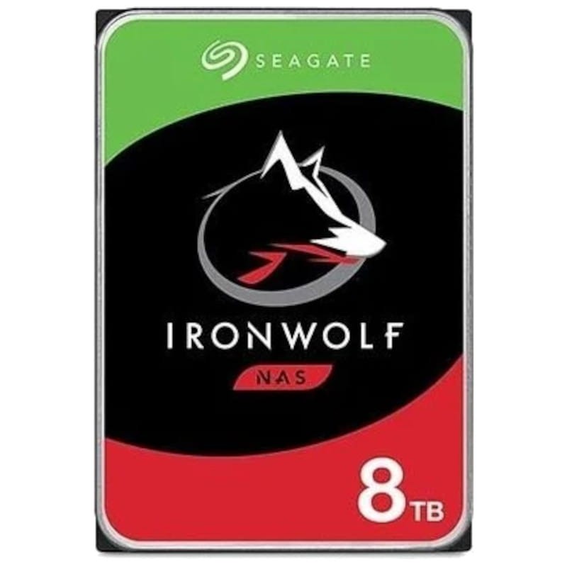 Disque dur Seagate IronWolf 8 To, avec technologie AgileArray et service de  récupération de données