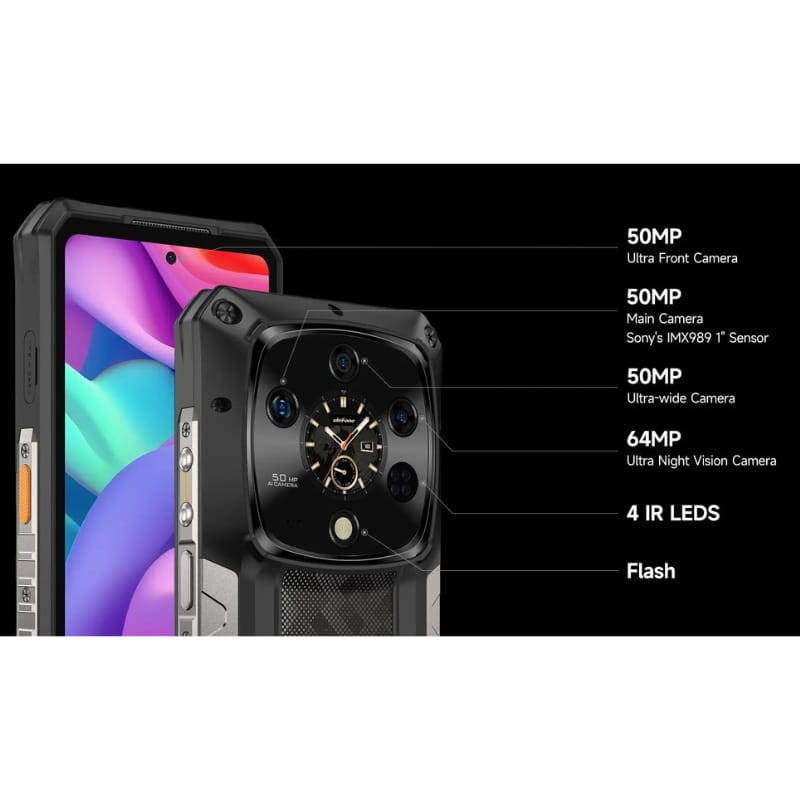 Ulefone Armor 28 Ultra 5G 16Go/1To Noir - Ítem4