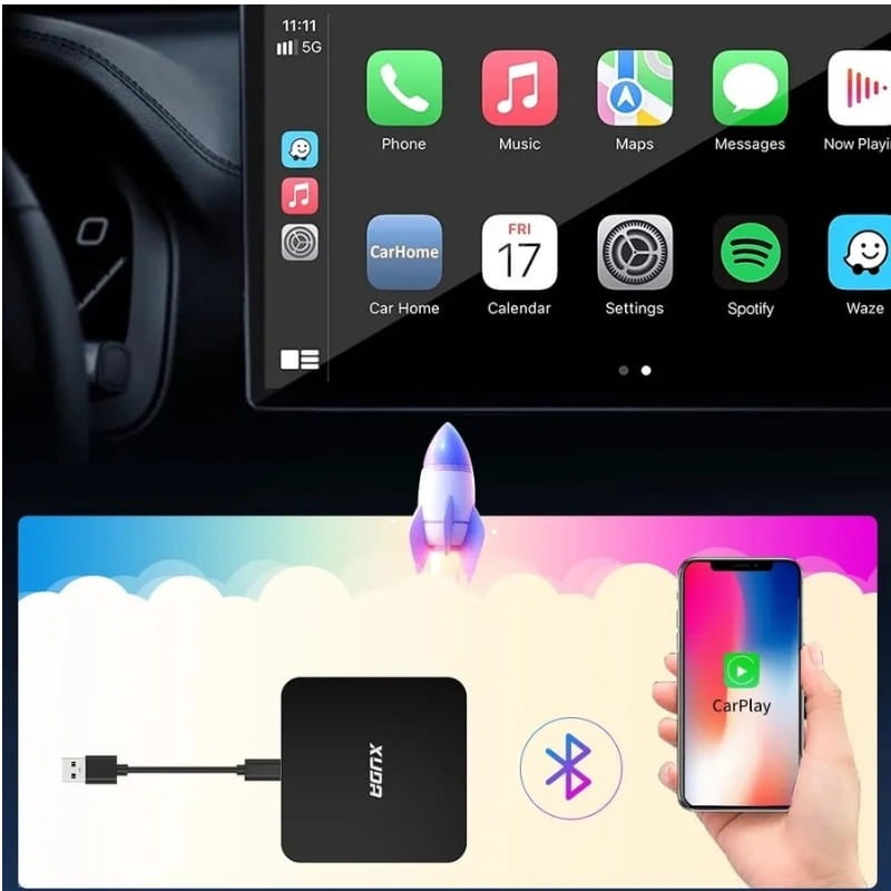 XUDA Smart Box - Adaptador inalámbrico CarPlay/Android Auto - Ítem2