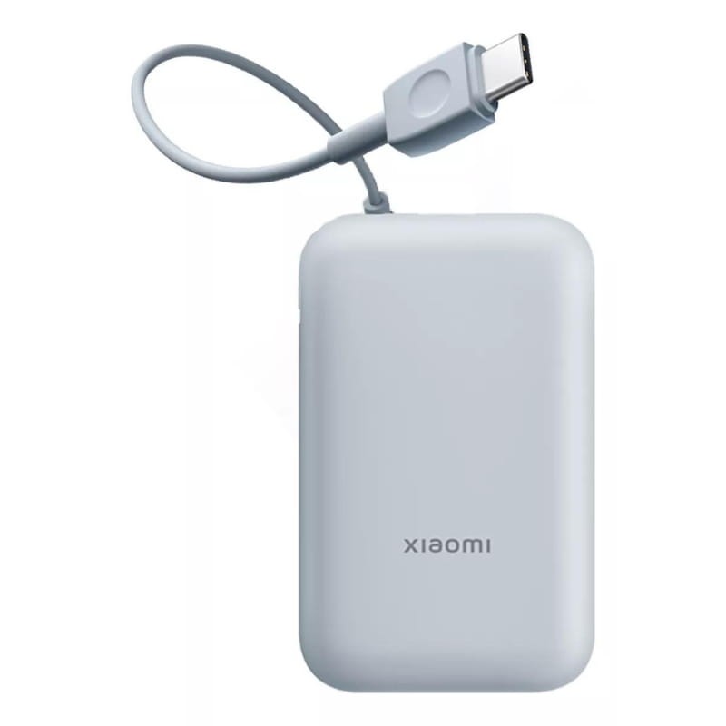 Xiaomi Power Bank 10000mAh (câble intégré) 22,5W Bleu - Ítem1