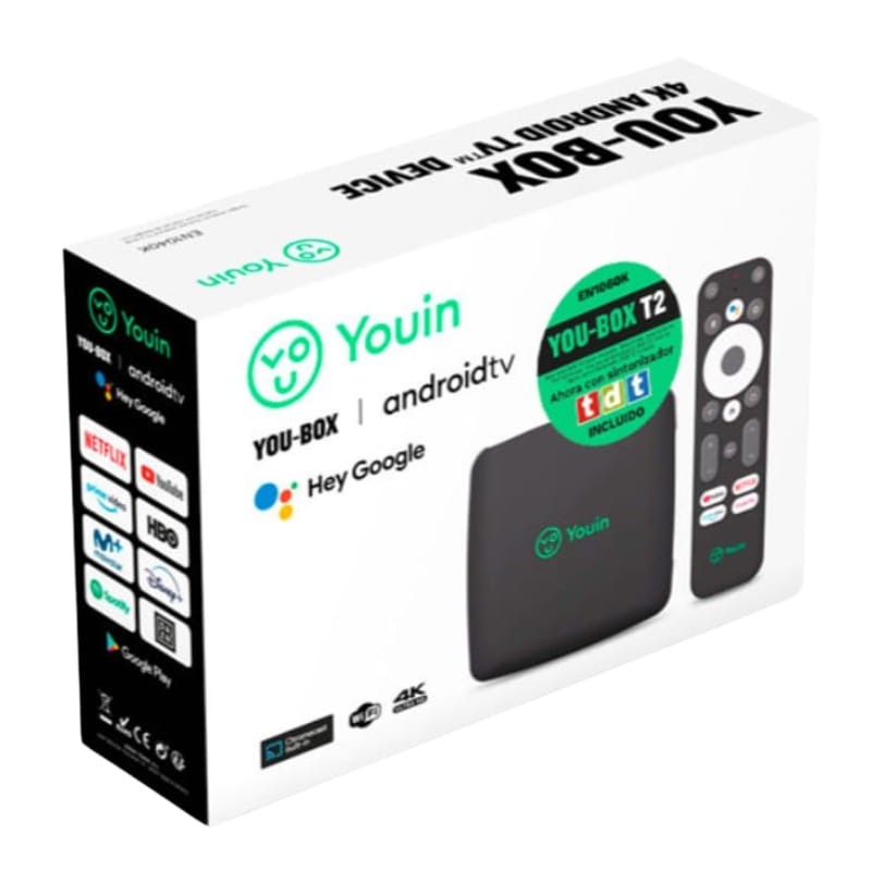 Youin EN1060K 2GB/8GB WiFi Negro - Android TV - Ítem4