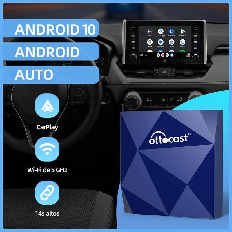 Ottocast A2AIR Azul - Adaptador Inalámbrico Android Auto - Ítem4