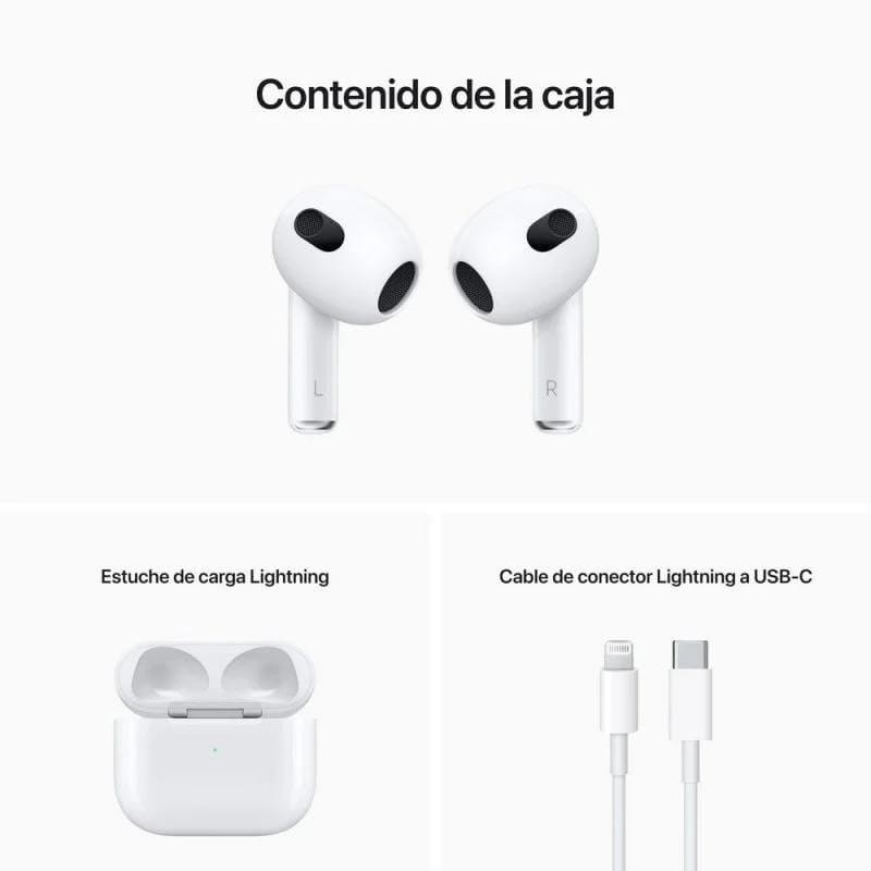 Apple AirPods 3ª Geração Bluetooth 5.0 IPX4 Branco - Auscultadores sem fios - Item5