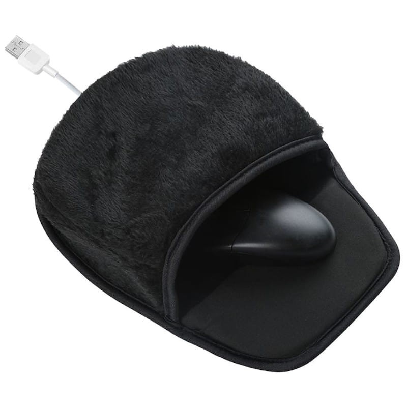 Tapis de souris chauffant USB pour hommes et femmes Noir - Tapis de souris  - Achat & prix