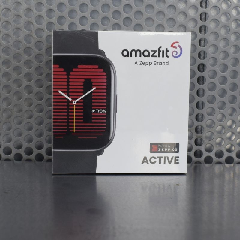 Amazfit Active AMOLED Reloj Smartwach con Correa de Silicona Midnight Black