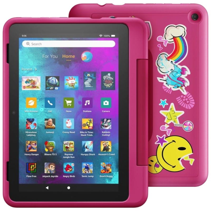 Nueva tablet Fire HD 8 Kids con pantalla HD de 8 pulgadas, para