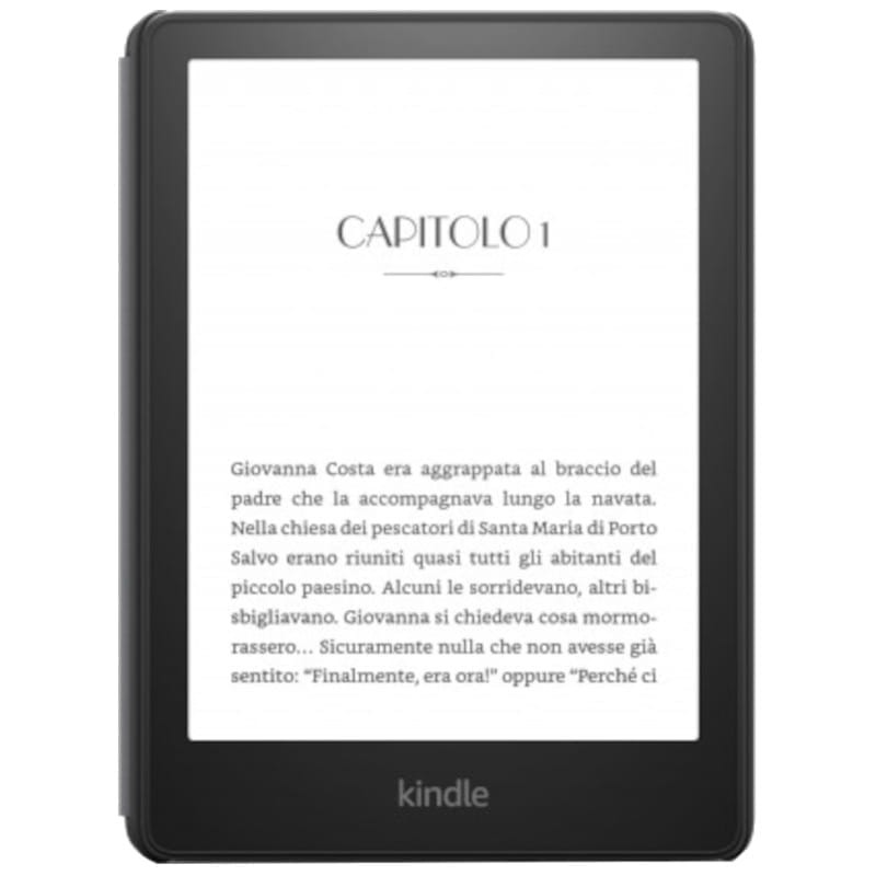 Kindle 2021 en noir, liseuse avec lumière dimmable intégrée, 32 Go  de stockage et étanche