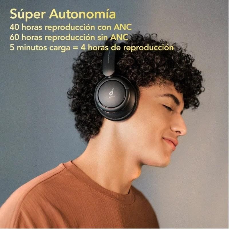 Anker SoundCore Life Tune Bluetooth Noir - Casque sans fil avec bandeau - Ítem9