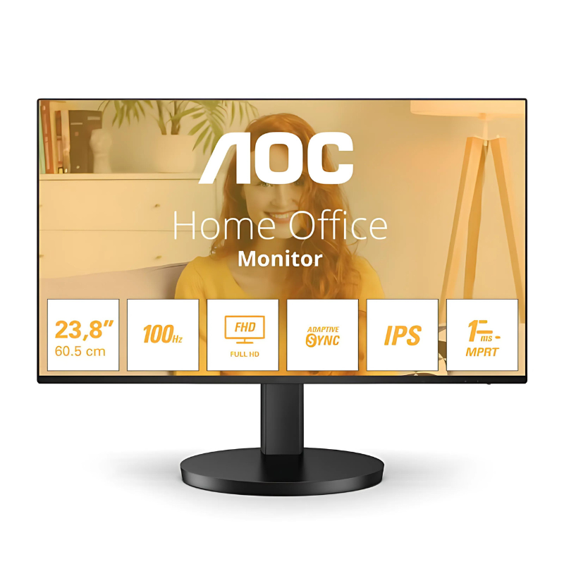 AOC 24B3CA2 23.8 Full HD IPS 100 Hz Noir - Moniteur PC - Ítem