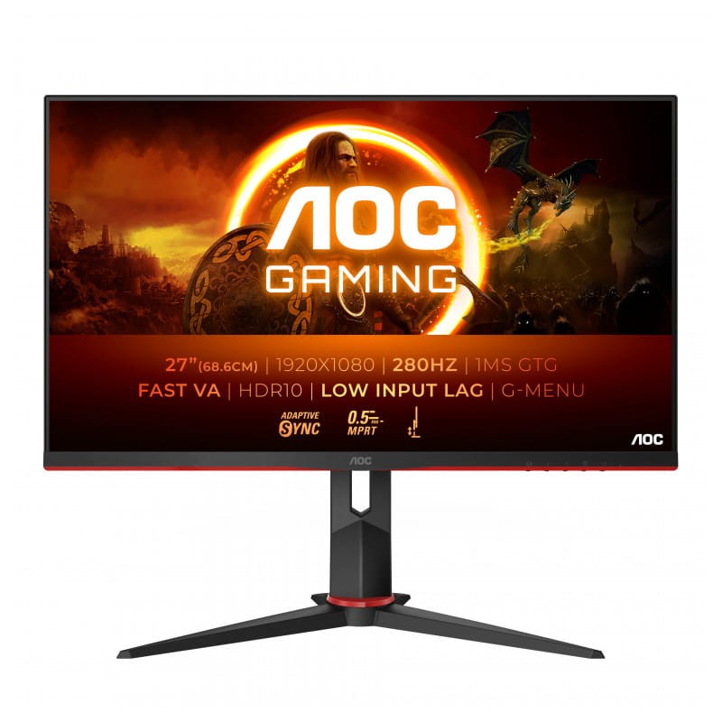 AOC G2 27G2ZN3/BK 27 Full HD LCD Fast VA Negro, Rojo - Monitor PC - Ítem