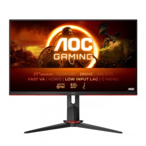 AOC G2 27G2ZN3/BK 27 Full HD LCD Fast VA Negro, Rojo - Monitor PC