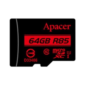 Apacer microSDXC UHS-I U1 Class10 64 GB Clase 10 - Tarjeta SD