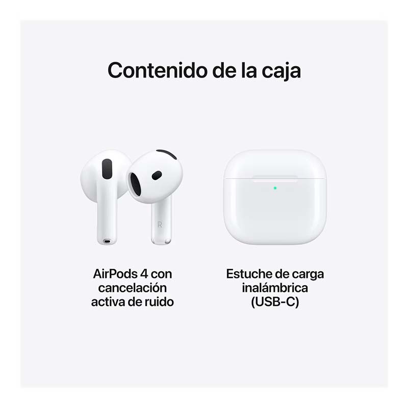 Apple AirPods 4 com Cancelamento Ativo de Ruído - Auriculares TWS - Item2