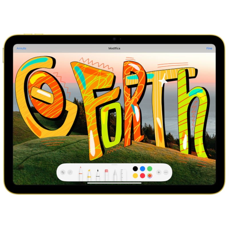 Apple iPad 10e Génération - Argent - Capacité de 256Go - Puce A14