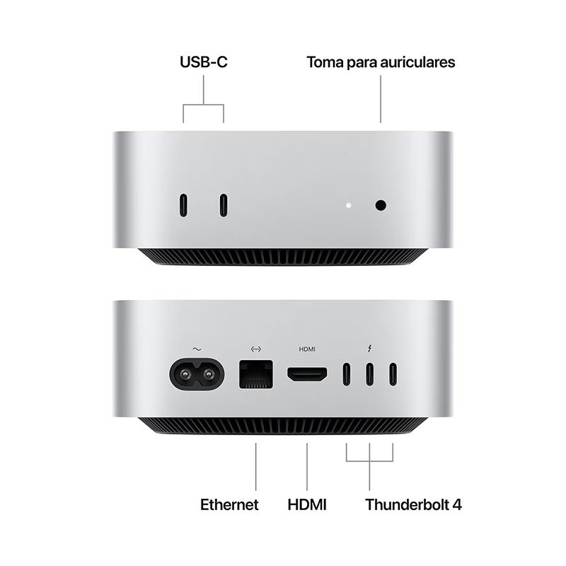 Apple Mac mini M4 16GB/1TB SSD macOS Prateado - Item1