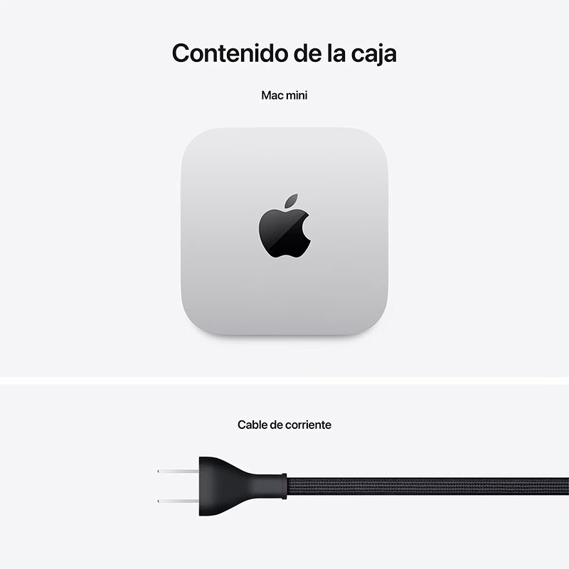 Apple Mac mini M4 16GB/256GB SSD macOS Plata - Ítem7