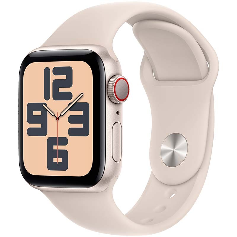 Apple Watch SE GPS + Cellular 40mm 2023 Blanco Estrella con Correa Deportiva S/M - Ítem