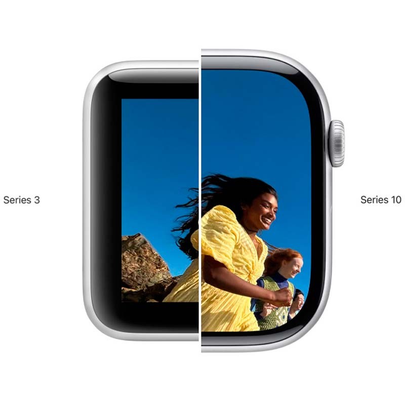 Apple Watch Series 10 GPS + Cellular 42mm Alumínio Preto com Bracelete Desportiva S/M - Item7