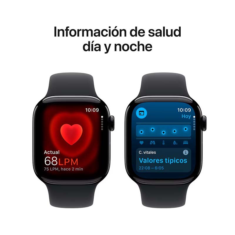 Apple Watch Series 10 GPS + Cellular 42mm Alumínio Preto com Bracelete Desportiva S/M - Item10