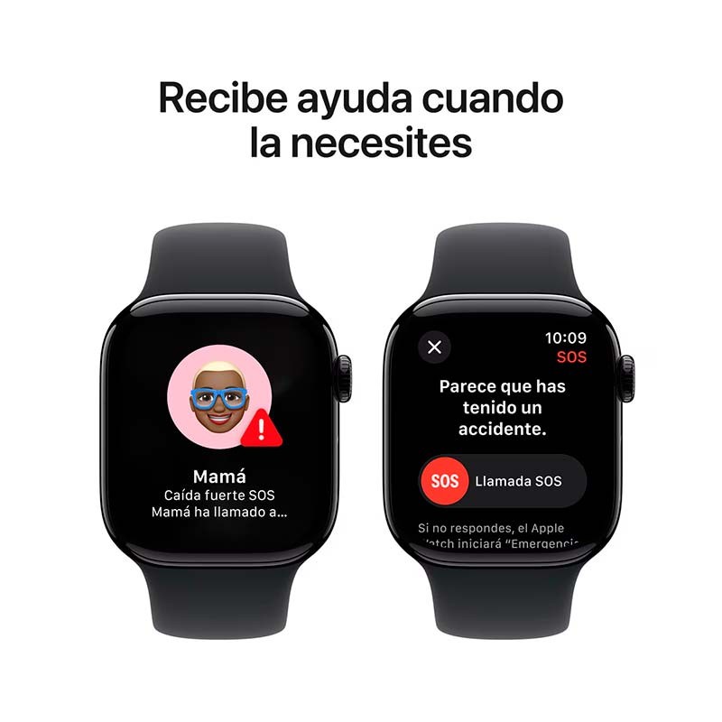 Apple Watch Series 10 GPS + Cellular 42mm Alumínio Preto com Bracelete Desportiva S/M - Item11