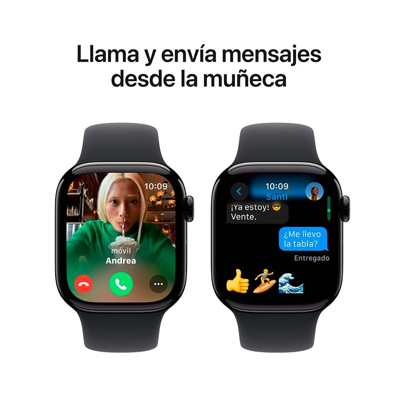 Apple Watch Series 10 GPS + Cellular 42mm Alumínio Preto com Bracelete Desportiva S/M - Item12