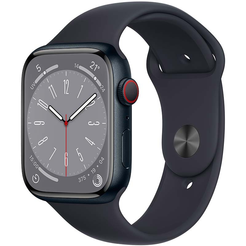 Apple Watch Series 8 GPS 45mm - Cellular - Alumínio Luz das Estrelas   Bracelete Desportiva Luz das Estrelas - Smartwatch - Compra na