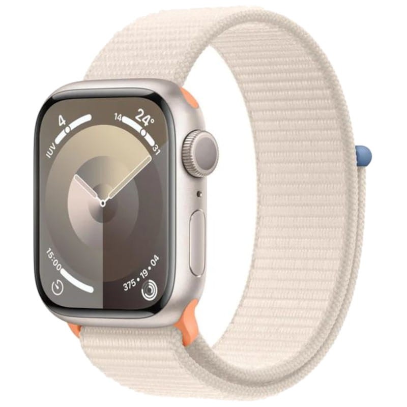 Apple Watch Series 9 GPS 41 mm Aluminium Lumière Stellaire Bracelet Loop - Ítem