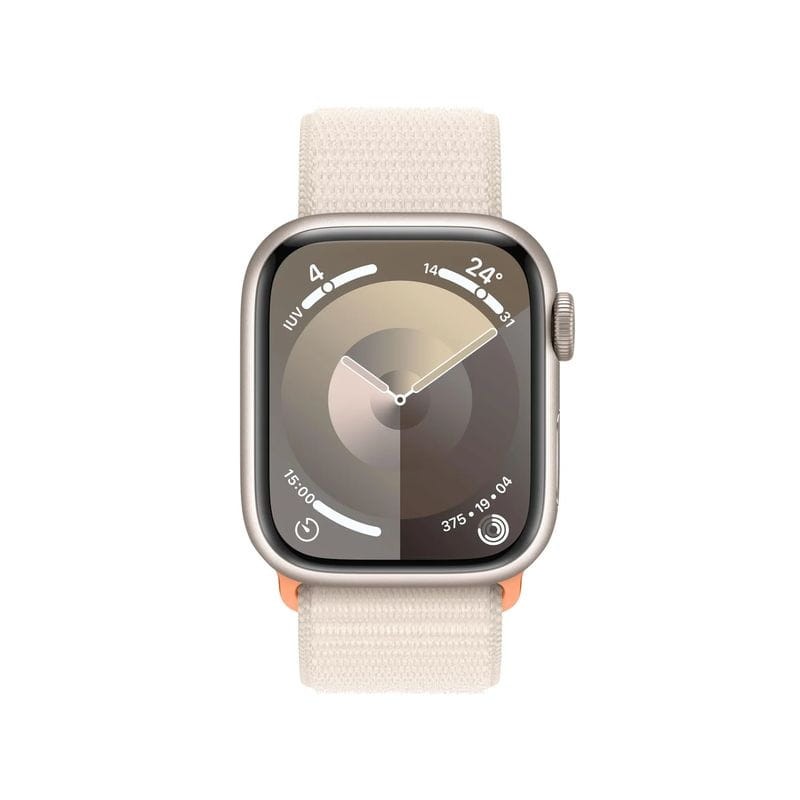 Apple Watch Series 9 GPS 41 mm Aluminium Lumière Stellaire Bracelet Loop - Ítem1