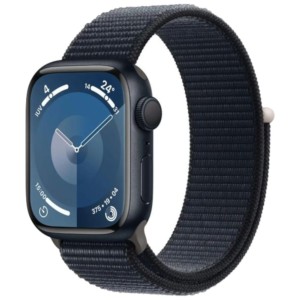 Apple Watch Series 9 GPS 41 mm Alumínio Meia-noite Bracelete Loop