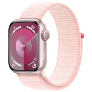 Apple Watch Series 9 GPS 41 mm Alumínio Rosa Bracelete Loop