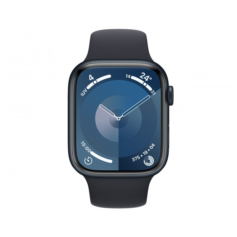 Apple Watch Series 9 - GPS - 45mm - Alumínio Prateado - Bracelete  Desportiva M/L