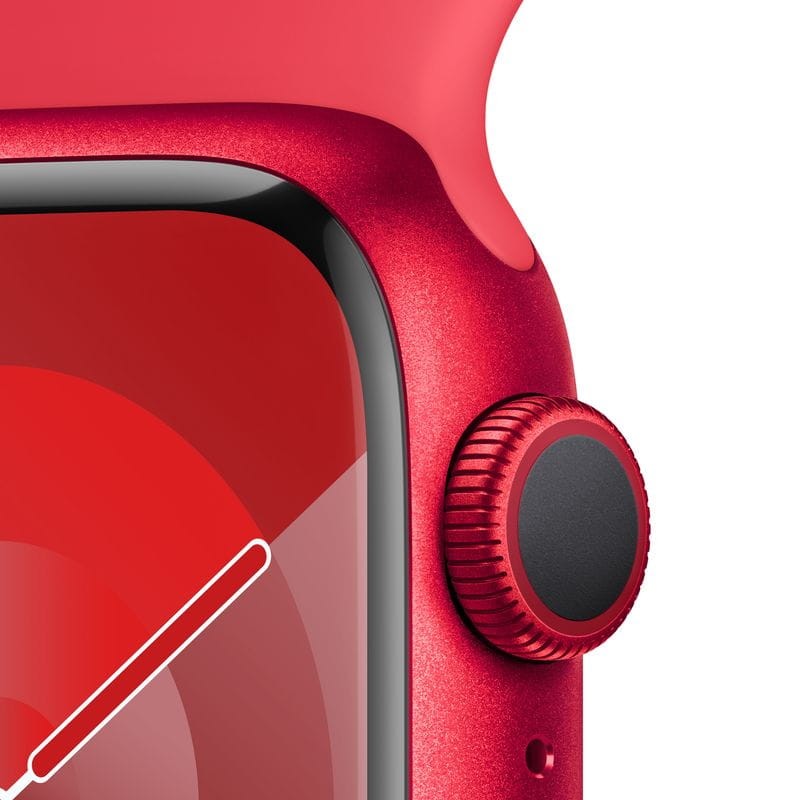 Apple Watch Series 9 GPS 41 mm Rouge avec Bracelet Sport (PRODUCT RED) S/M - Ítem2