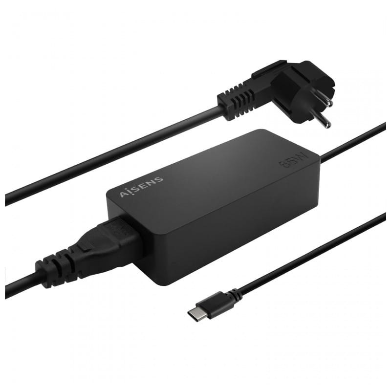 AISENS ASCH-1PD65D-BK 65W USB Negro - Cargador Universal - Ítem1