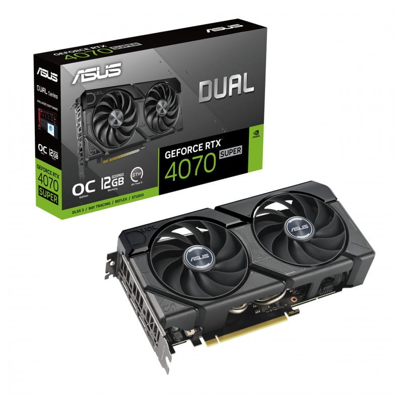 ASUS Dual RTX4070S EVO NVIDIA 12 GB GDDR6X - Carte graphique NVIDIA - Ítem