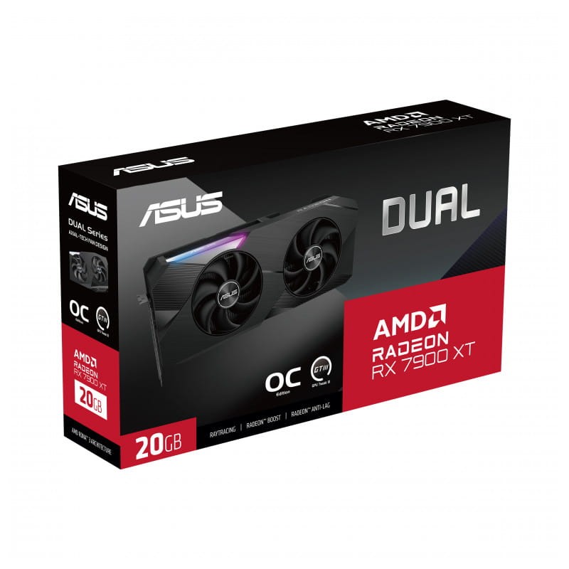 ASUS Dual RX7900XT O20G AMD Radeon 20 Go GDDR6 - Carte graphique - Ítem10