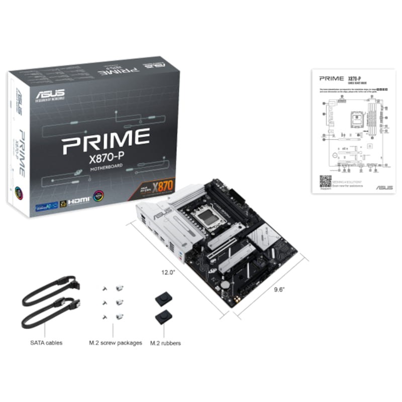 ASUS PRIME X870-P AMD X870 Socket AM5 ATX - Carte mère - Ítem7