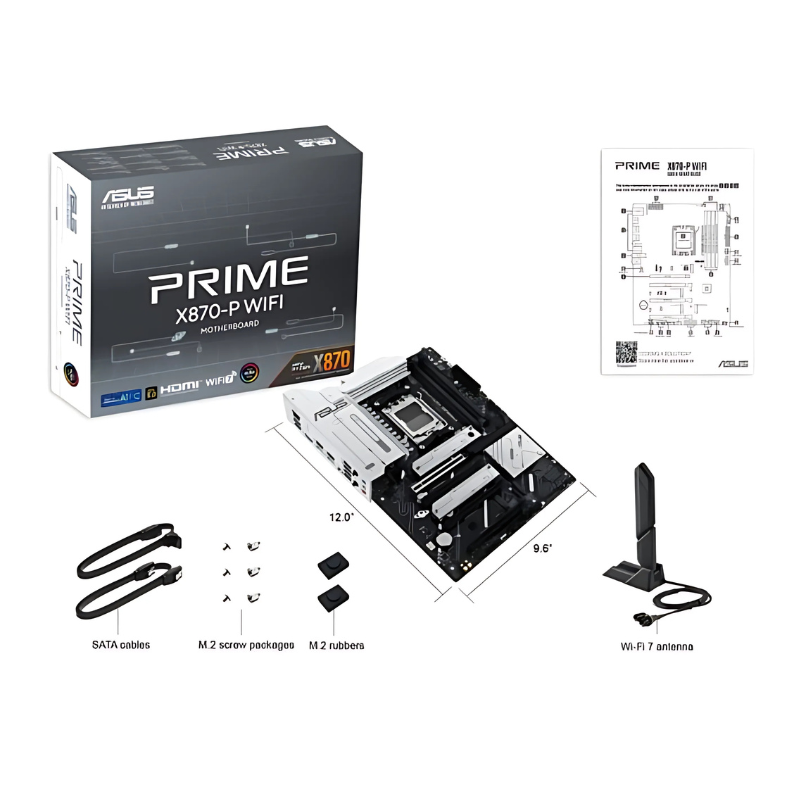 ASUS Prime X870-P WIFI Socket AM5 ATX - Carte mère - Ítem8