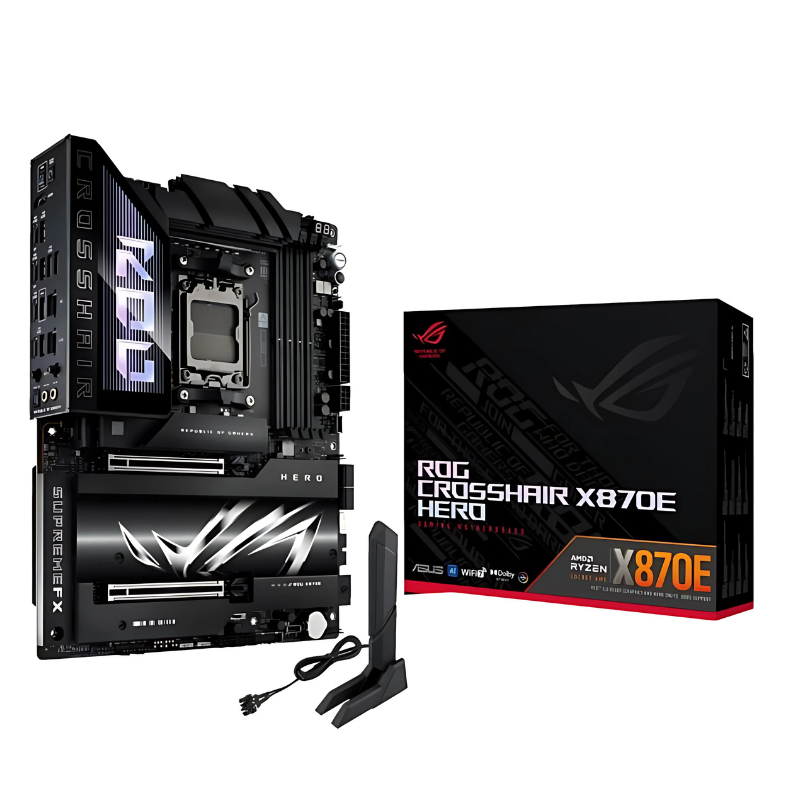 ASUS ROG CROSSHAIR X870E HERO AMD X870E Emplacement AM5 ATX - Ítem