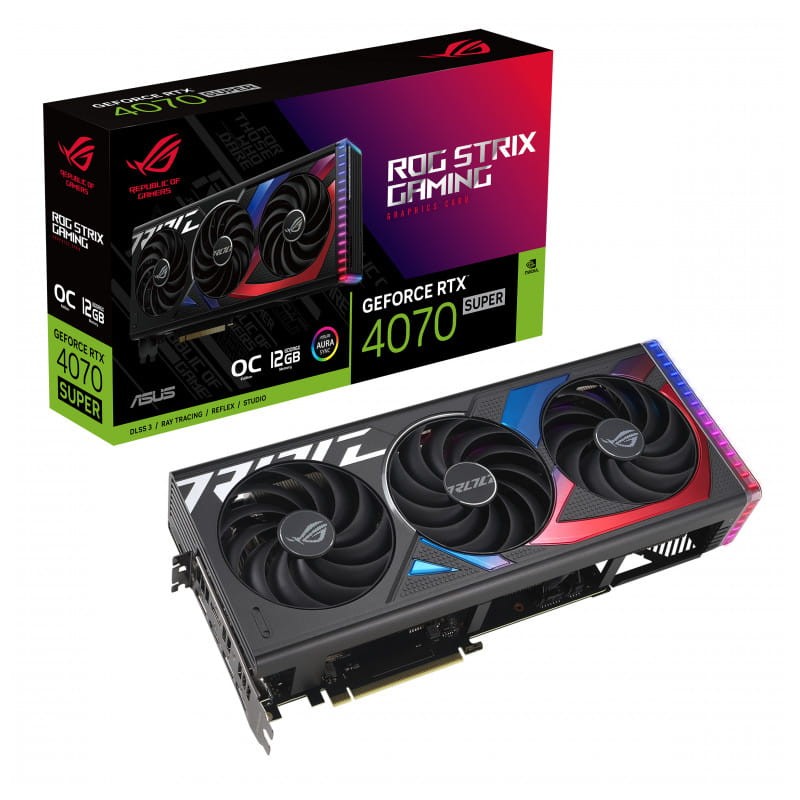 ASUS ROG STRIX RTX4070S SUPER 12 GB GDDR6X - Tarjeta gráfica - Ítem